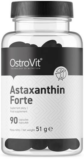 Astaksantyna FORTE - Suplement Diety Antyoksydant 90 kaps - Ostrovit