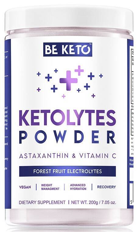 Elektrolity w proszku Owoce Leśne 200 g BeKeto Ketolytes Forest Fruit - suplement diety