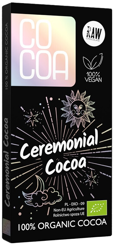 Kakao ceremonialne tabliczka Bio 50 g Cocoa Ceremonial RAW