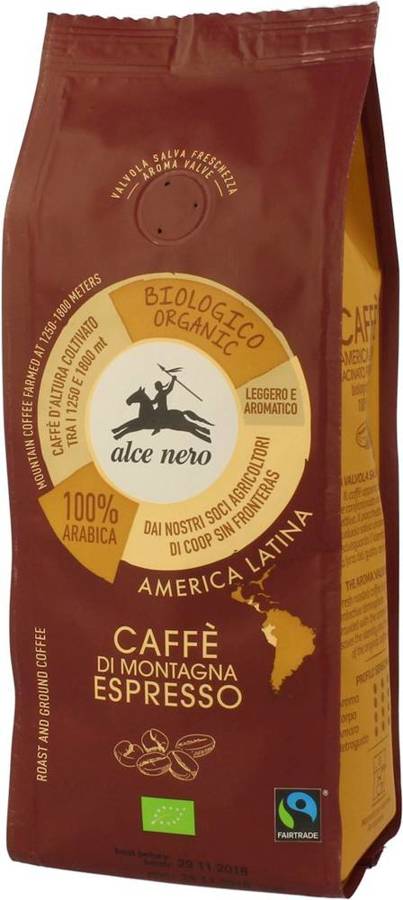 Kawa Arabica ESPRESSO 250 g Fair Trade BIO - Alce Nero