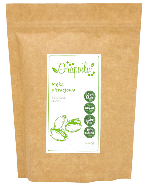 Mąka pistacjowa odtłuszczona RAW 250 g Grapoila Pistachio Flour