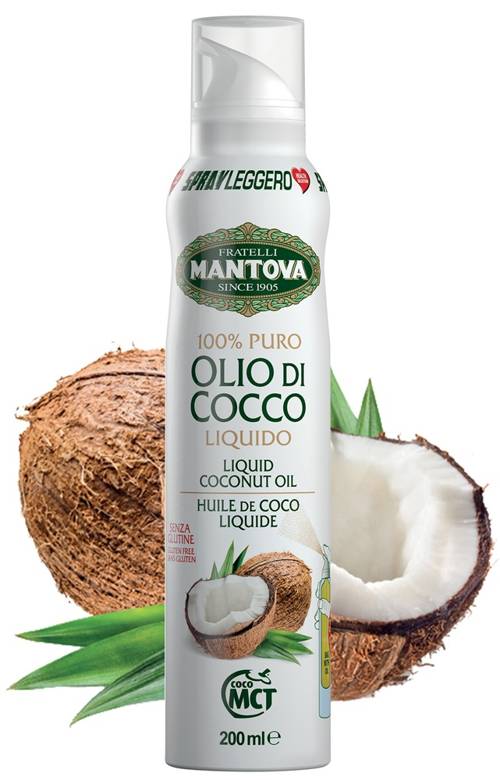Olej kokosowy w sprayu 200 ml SprayLeggero Coconut Oil Spray - Mantova