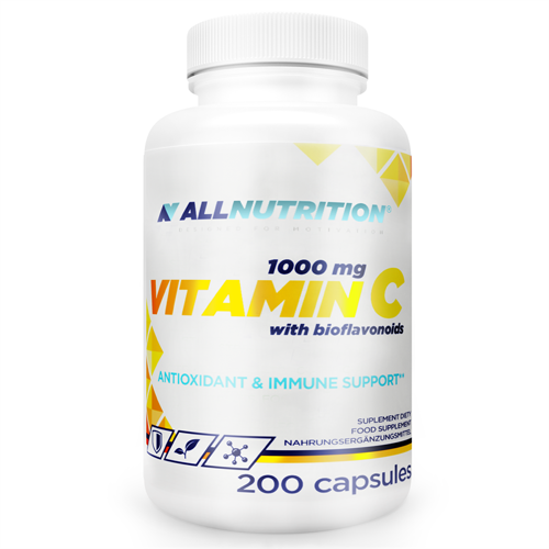 Witamina C 1000 mg + Bioflawonidy 200 kapsułek Allnutrition Vitamin C - suplement diety