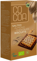 Herbatniki z czekoladą migdałową i solą Bio 95 g Cocoa Biscuits